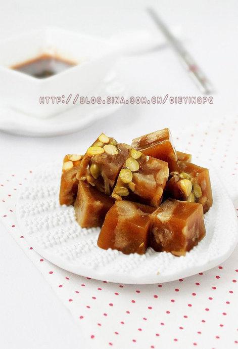 双豆蹄花冻的做法