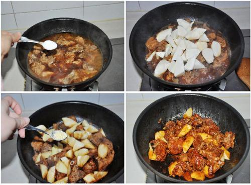 茭白烧排骨的做法