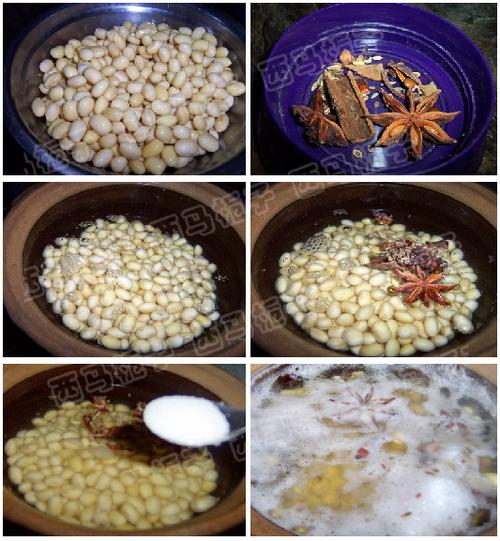 五香煮黄豆的做法