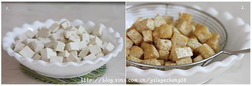 酱烧豆腐丁的做法
