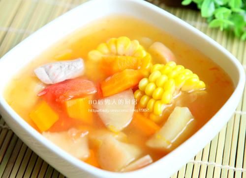 田园蔬菜养生汤的做法