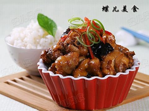糯米酒烧鸡肉的做法