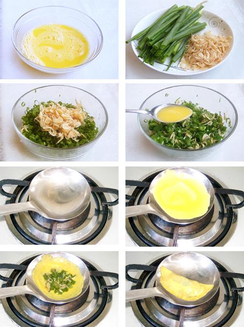 小葱蛋饺的做法