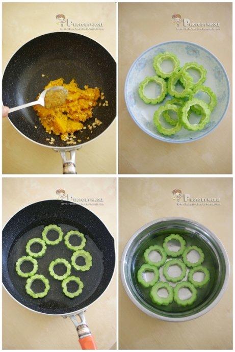 金麦酿苦瓜的做法