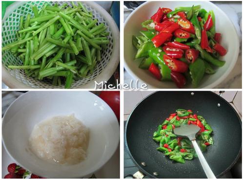 酒糟空心菜的做法