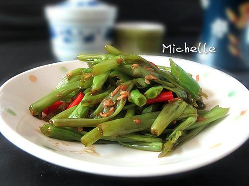 酒糟空心菜的做法