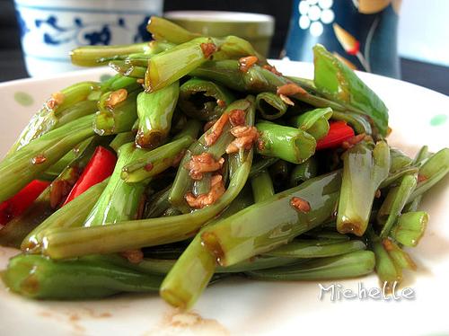 酒糟空心菜的做法