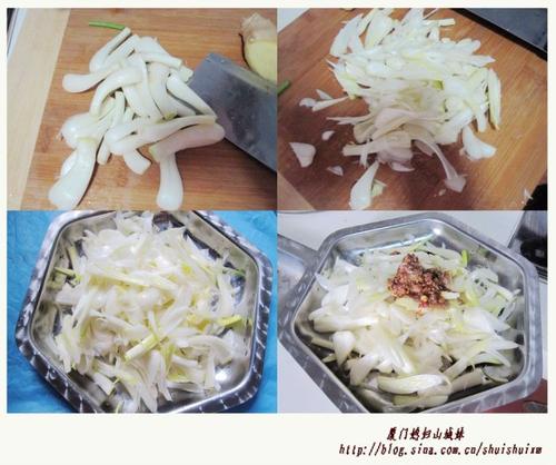 香辣藠头的做法