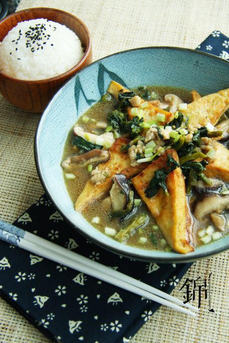 榄菜虎皮豆腐的做法