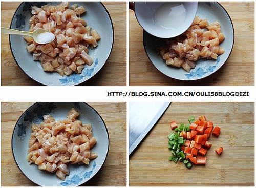 桃仁鸡丁的做法