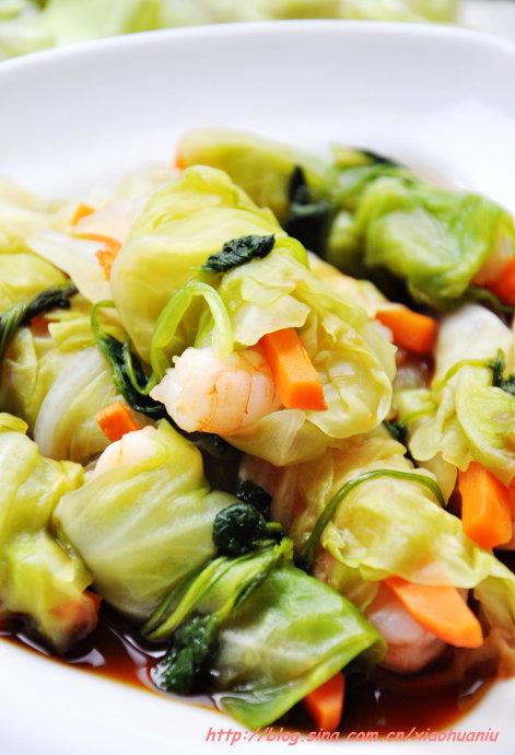 鲜虾碧玉卷的做法