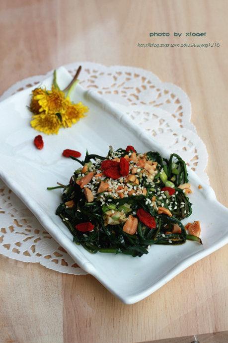 凉拌蒲公英的做法