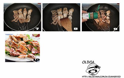 铁板鱿鱼的做法