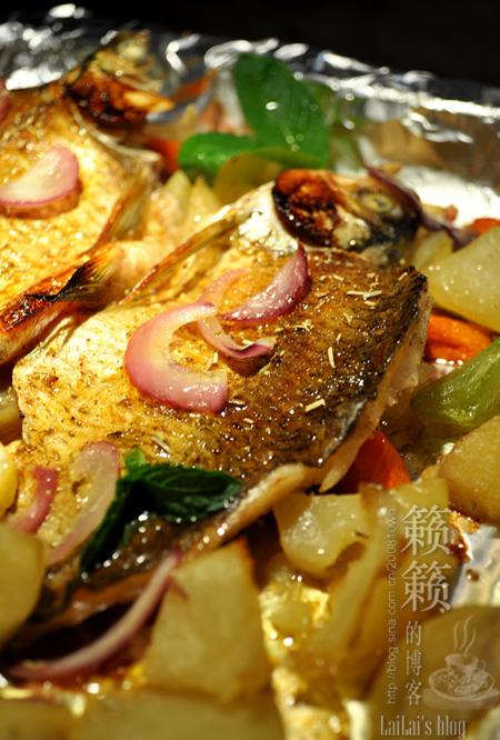 盐焗烤鱼的做法