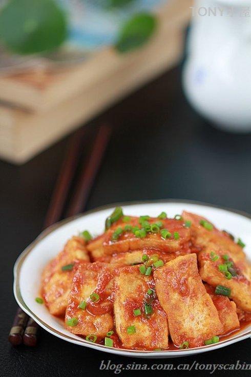 酸辣开胃豆腐的做法