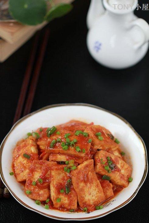 酸辣开胃豆腐的做法