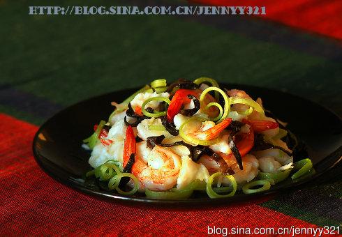鲜虾芙蓉小炒的做法