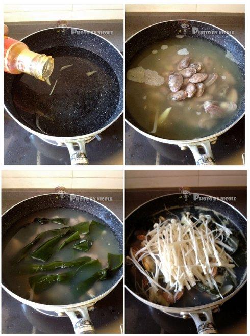 低卡高营养的蛤蜊汤的做法