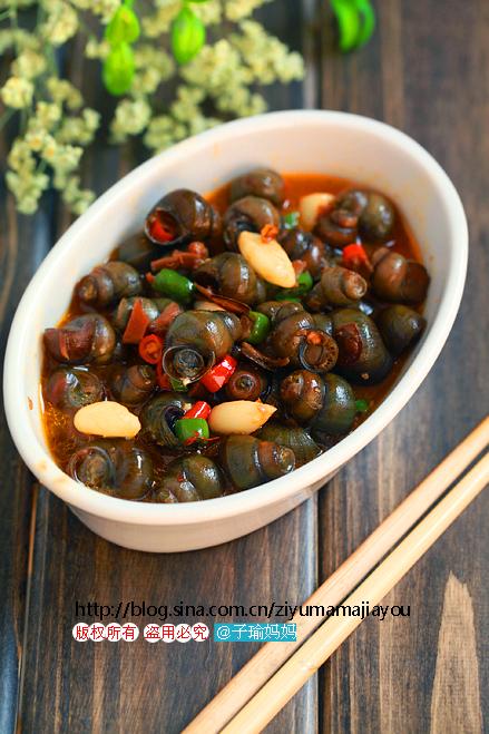 香菇酱爆螺蛳的做法