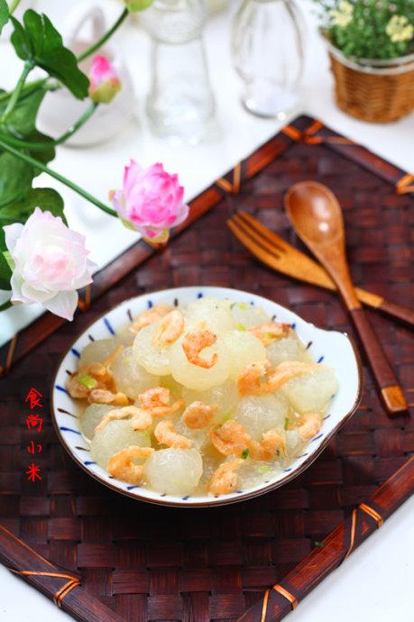 金钩烧冬瓜的做法