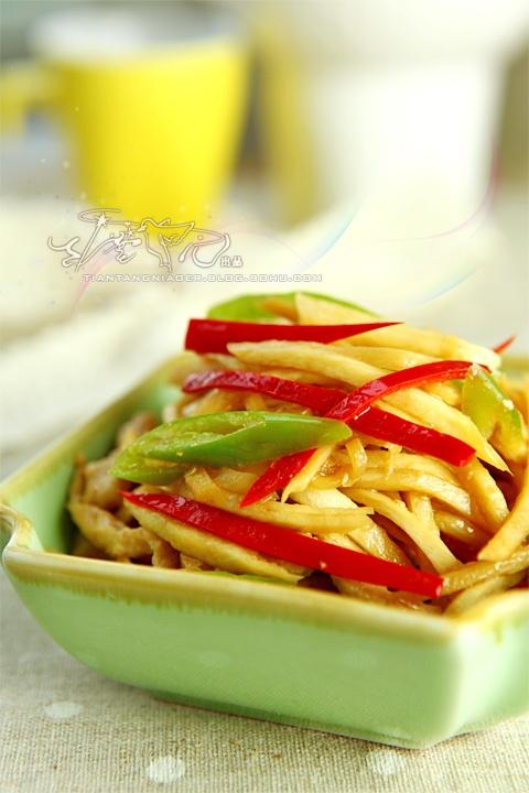 家常茭白三丝的做法