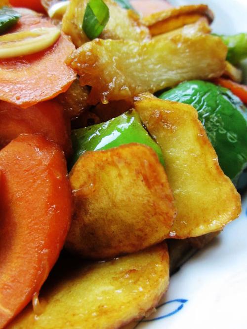 金丝瓜烩三鲜的做法