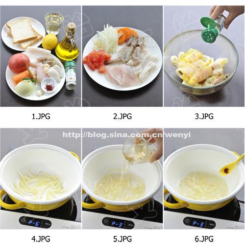 法式海鲜浓汤的做法