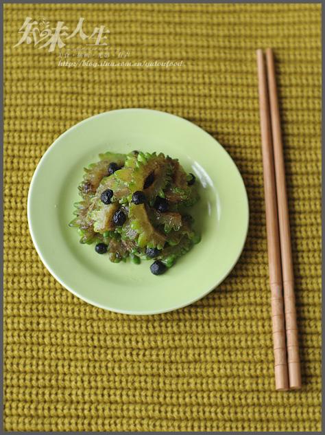 蒜香豆豉苦瓜的做法