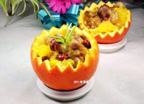 橙子鸡丁的做法