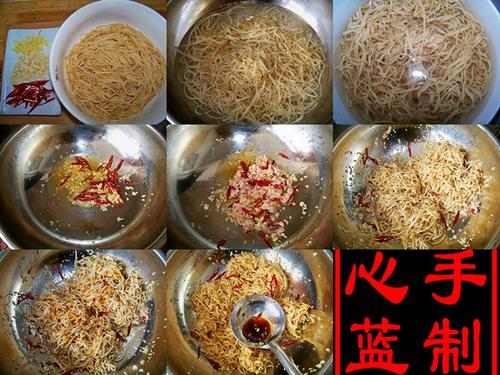 口味发丝千张的做法