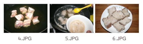 鹌鹑雪花红烧肉的做法