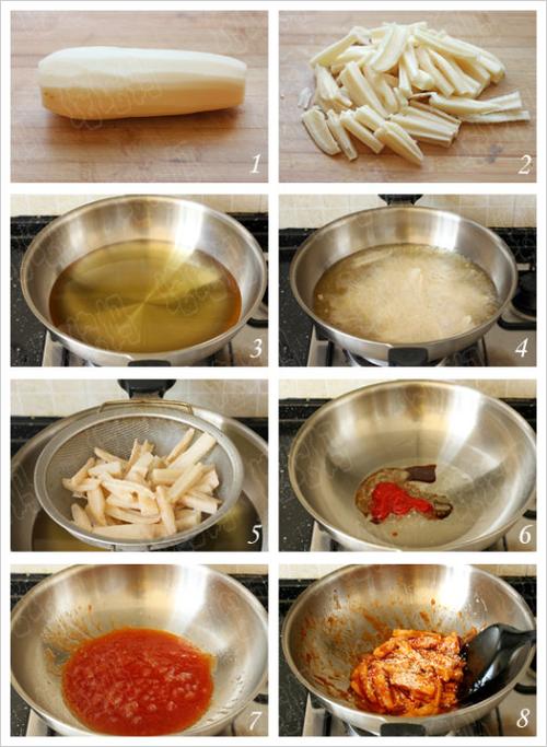 糖醋藕条的做法