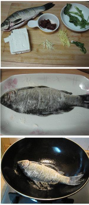 麻辣豆腐烧鲫鱼的做法