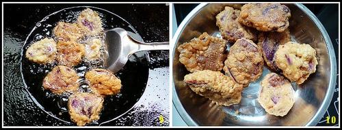 香炸紫薯夹的做法