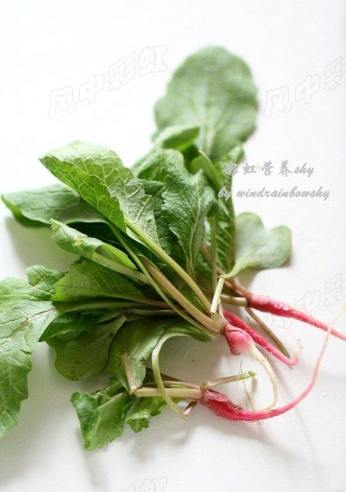 拌水萝卜缨的做法