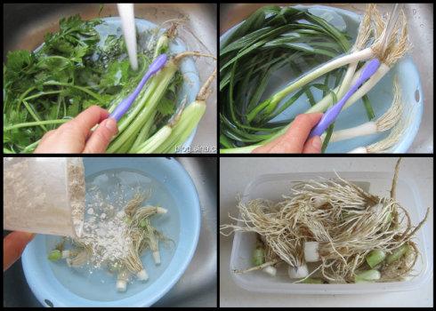 椒盐菜根的做法