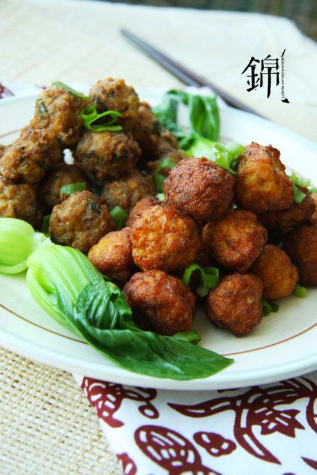 鸳鸯肉圆的做法