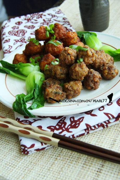 鸳鸯肉圆的做法