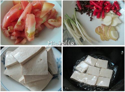 番茄烧豆腐的做法