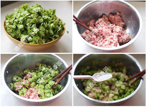 榆钱馅饺子的做法