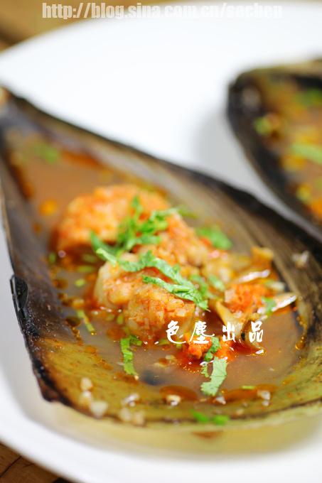 辣酱鱼露蒸带子的做法