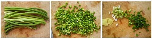 蒜苔肉酱的做法