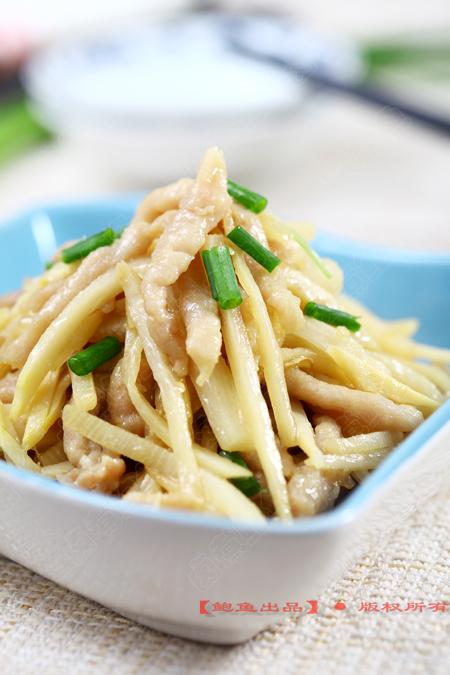 冬笋炒肉丝的做法