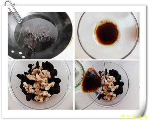 核桃仁拌木耳的做法