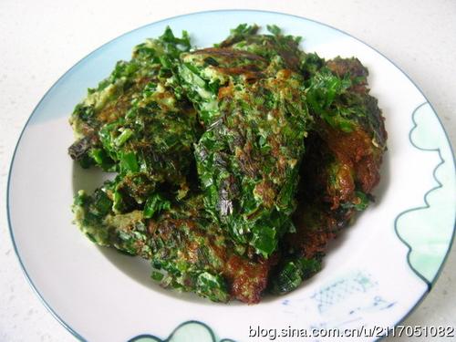 韭菜跑蛋的做法