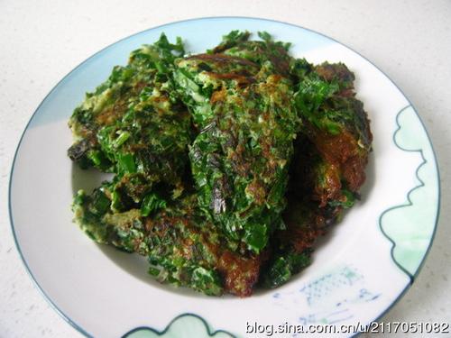 韭菜跑蛋的做法