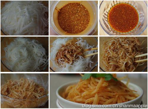 开胃萝卜丝的做法