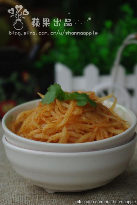 开胃萝卜丝的做法