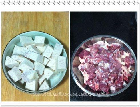 香芋烧鸭的做法