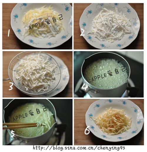 独家秘制绝版香脆酸辣土豆丝的做法